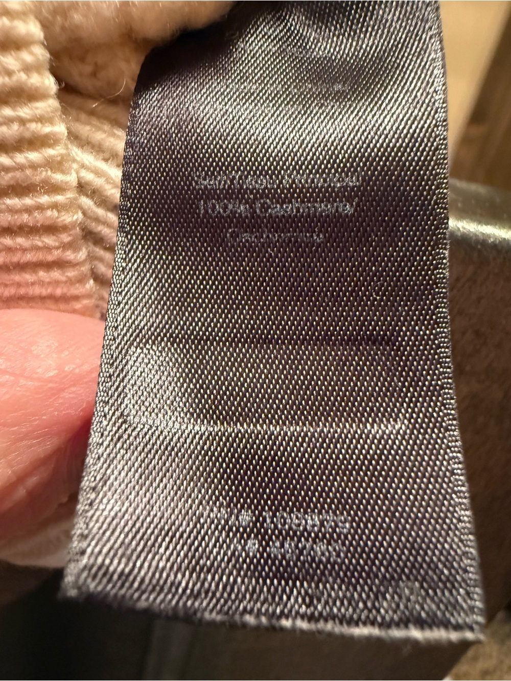 rag & bone Off-White Ribbed Crew Sweater - Picture 4 of 4